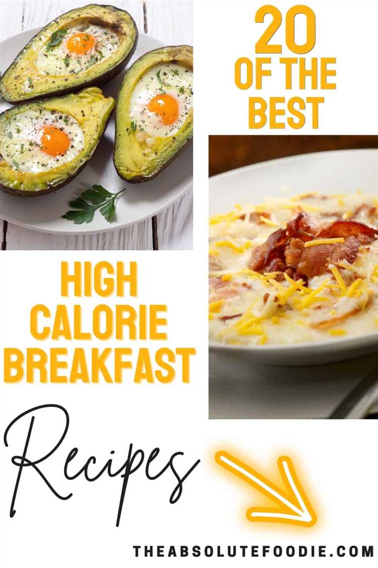 High Calorie Breakfast Options for Bulking Up